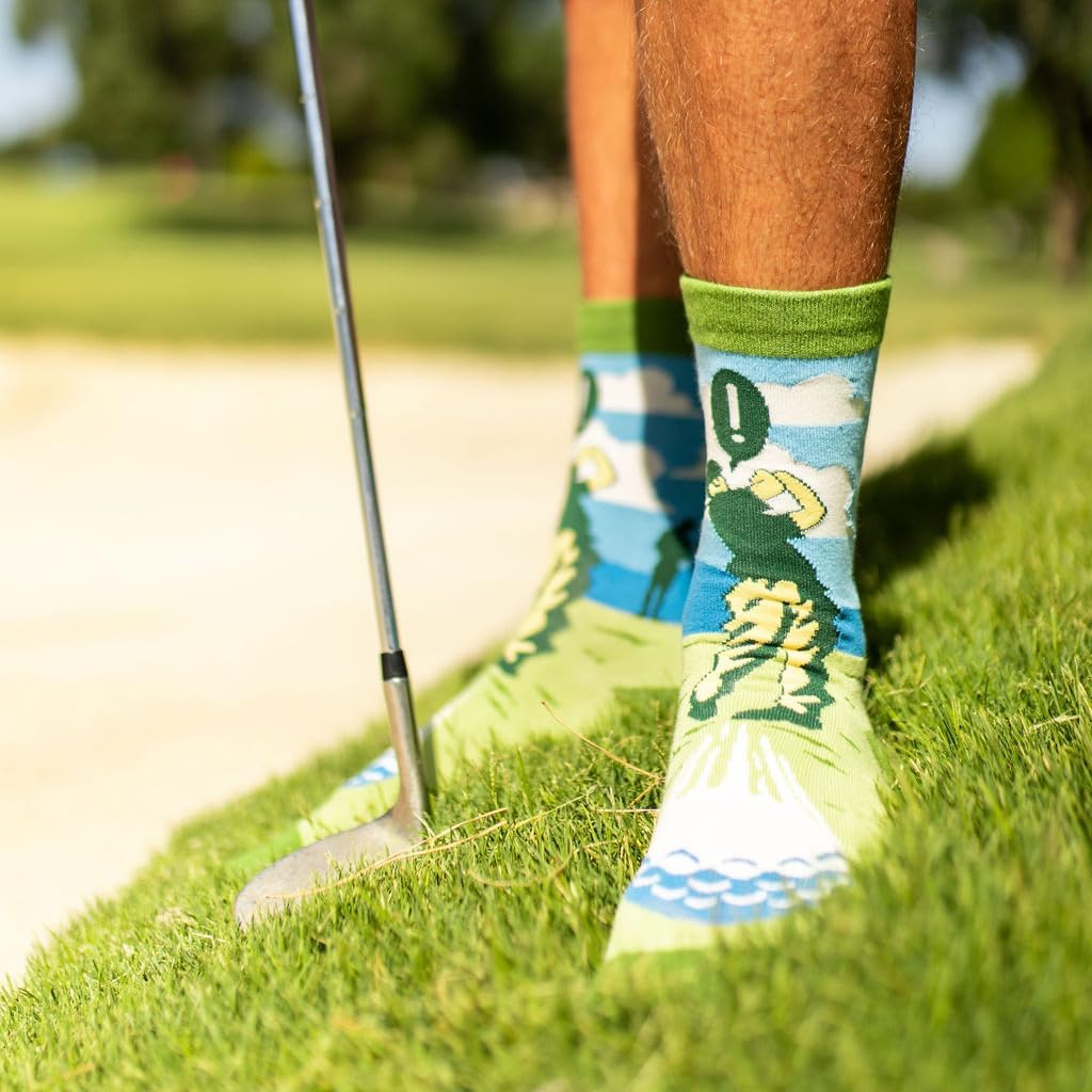 Lavley Funny Golf Socks - Fun gift for golfers - Unisex one size fits most - Great for birthdays or stocking stuffers - Image 3