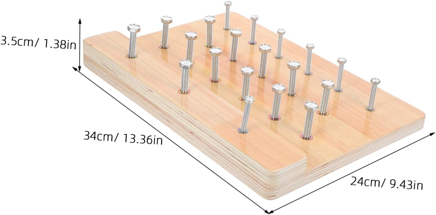 TOYANDONA Finger Rehabilitation Board Hand Therapy Exercise Toys for Fine Motor Skills Coordination