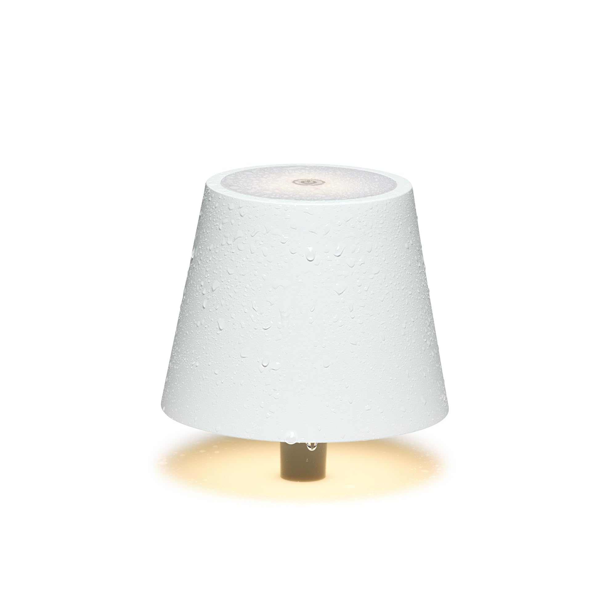 Set mit 2 MarieB LED kabellosen Lampen, wiederaufladbar und dimmbar, Abat-Jour für Innen/Außen, 48 Stunden Akkulaufzeit, 3 Lichttemperaturen, Aluminium, LVL (Reinweiß)