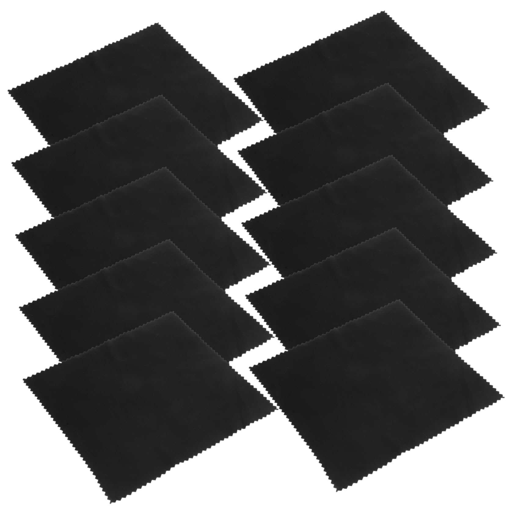 ERINGOGO 10pcs Violin Cleaning Cloth Guitar Wiping Cloths for Musical Instruments Guitar Cleaner Non-scratch Reusable Double-sided Fabric