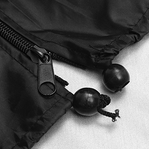 Essort Sonnenschirm Schutzhülle, 190CM Höhe Sonnenschirm Abdeckung für Ø300 cm Sonnenschirm, Wasserd icht Polyester Sonnenschirm Hülle Fit 6-11ft Sonnenschirm – Bild 3