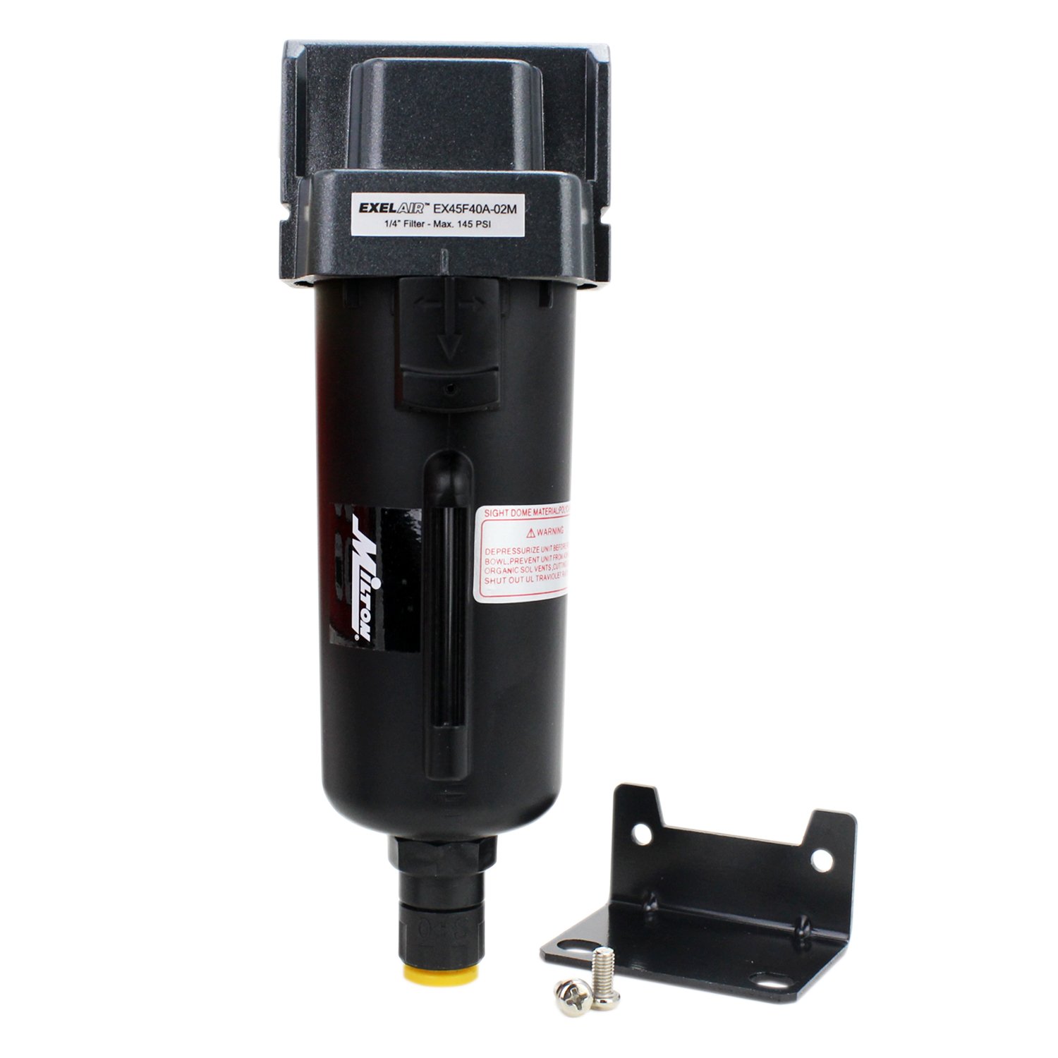 ExelAir EX45F40A-02M 1/4" NPT Metal FRL Air Filter