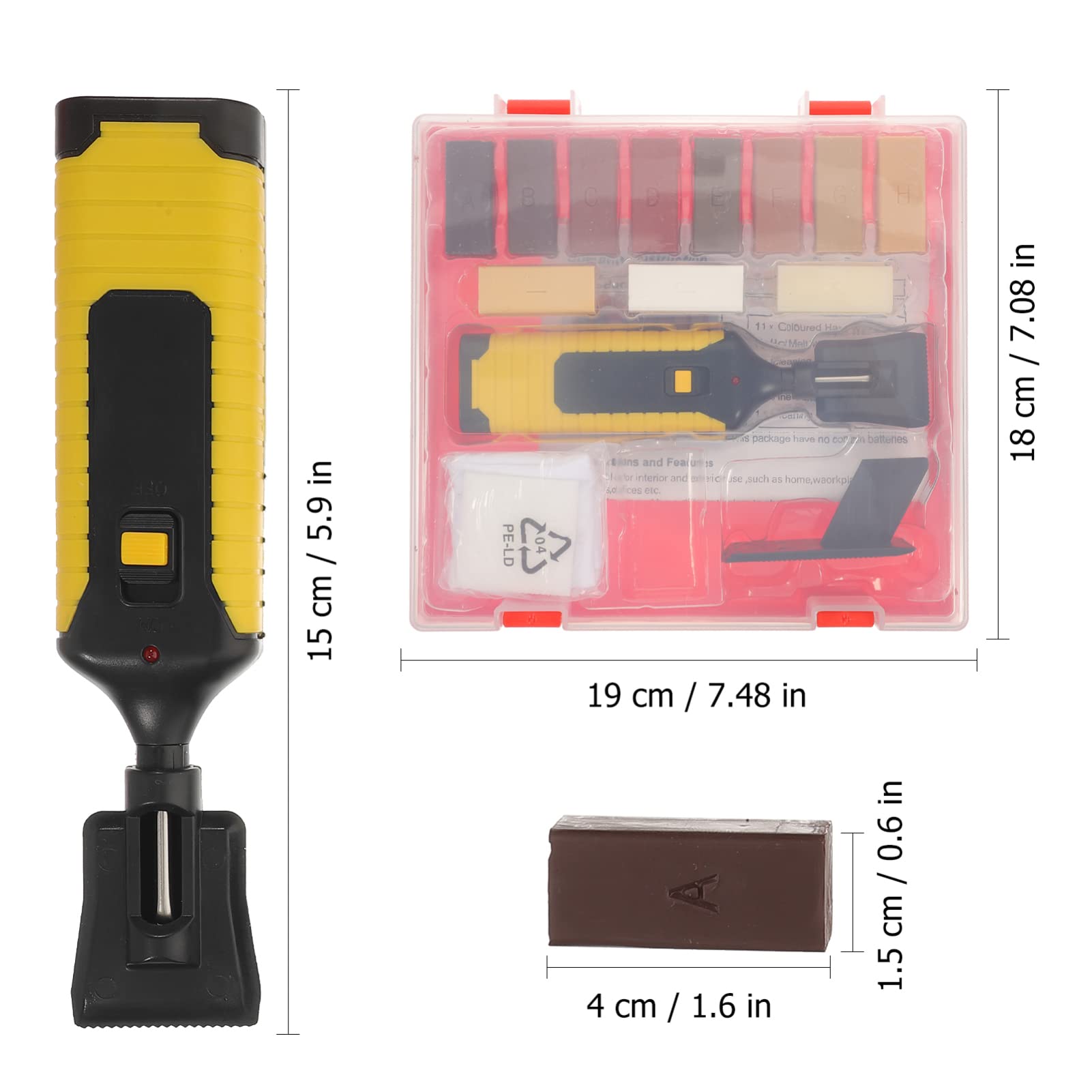 Angoily Kits De Reparación De Pisos Eliminador De Arañazos Para Suelos De Madera Colores Masilla Para Suelos Laminados Reparación De Arañazos Cocina