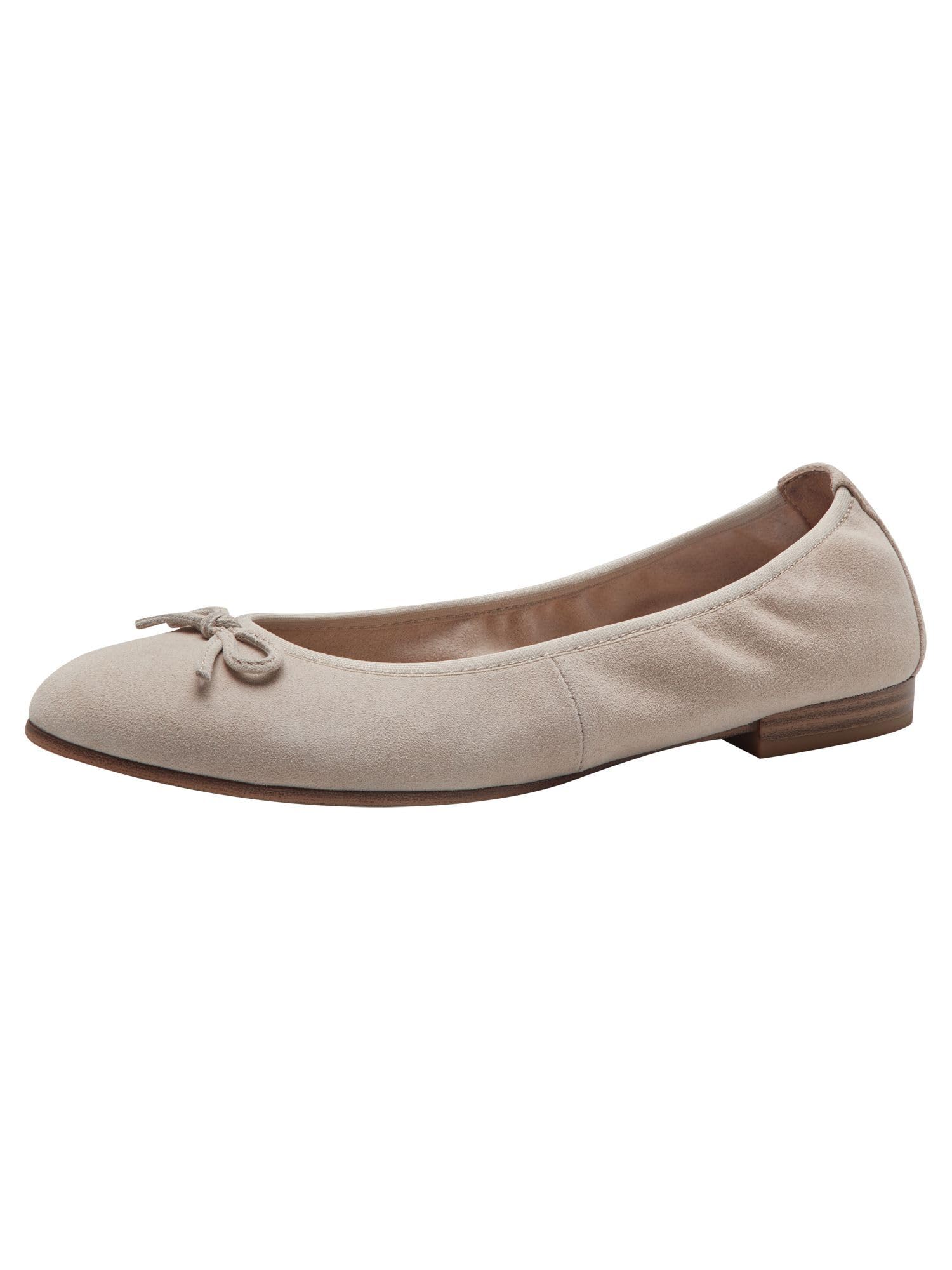 Tamaris Women's Leather Ballerina Shoes, Tan Comb, 36 EU