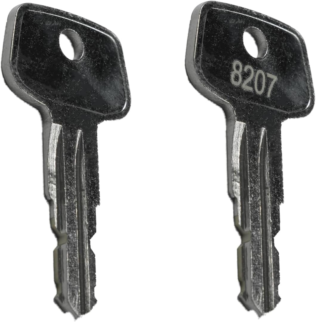 Toolbox Keys (8207) for Craftsman, Sears, Kobalt, Husky, Task Force,Waterloo,Westward,Sears,Evolv Double-Sided Cut Toolbox Key Replacement, 2pcs