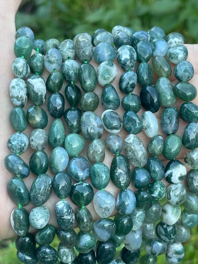 Agate naturelle 6mm perles lisses pour fabriquer un cadeau de bijoux unique