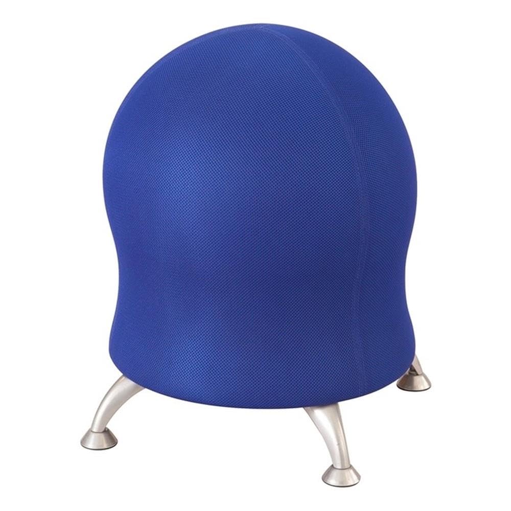 Pemberly Row Modern/Contemporary Ball Chair in Blue Finish