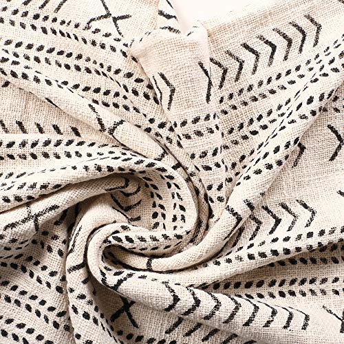 Mudcloth Throw, Ethnic Beach Blanket ,Boho Bedding ,Decorative Sofa Throw ,Couch Cover ,Woven Throws Blankets ,Indian 100% Cotton Throw ,Hand Block Print Off White Throw Blanket #TOP2