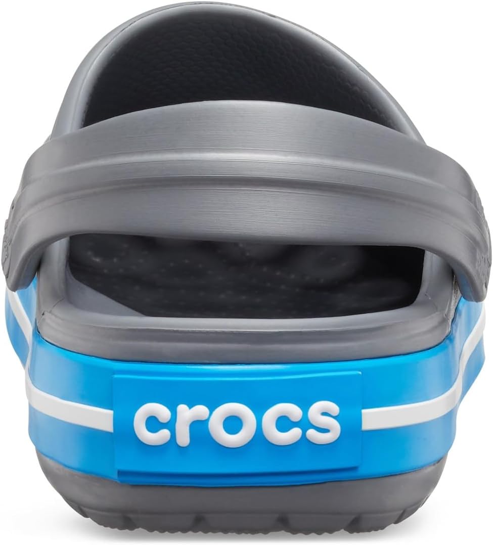 Crocs Crocs Crocband Clog unisex-adult Clog 38 EU Charcoal/Ocean image 8 of 8 B007B9MFKQ