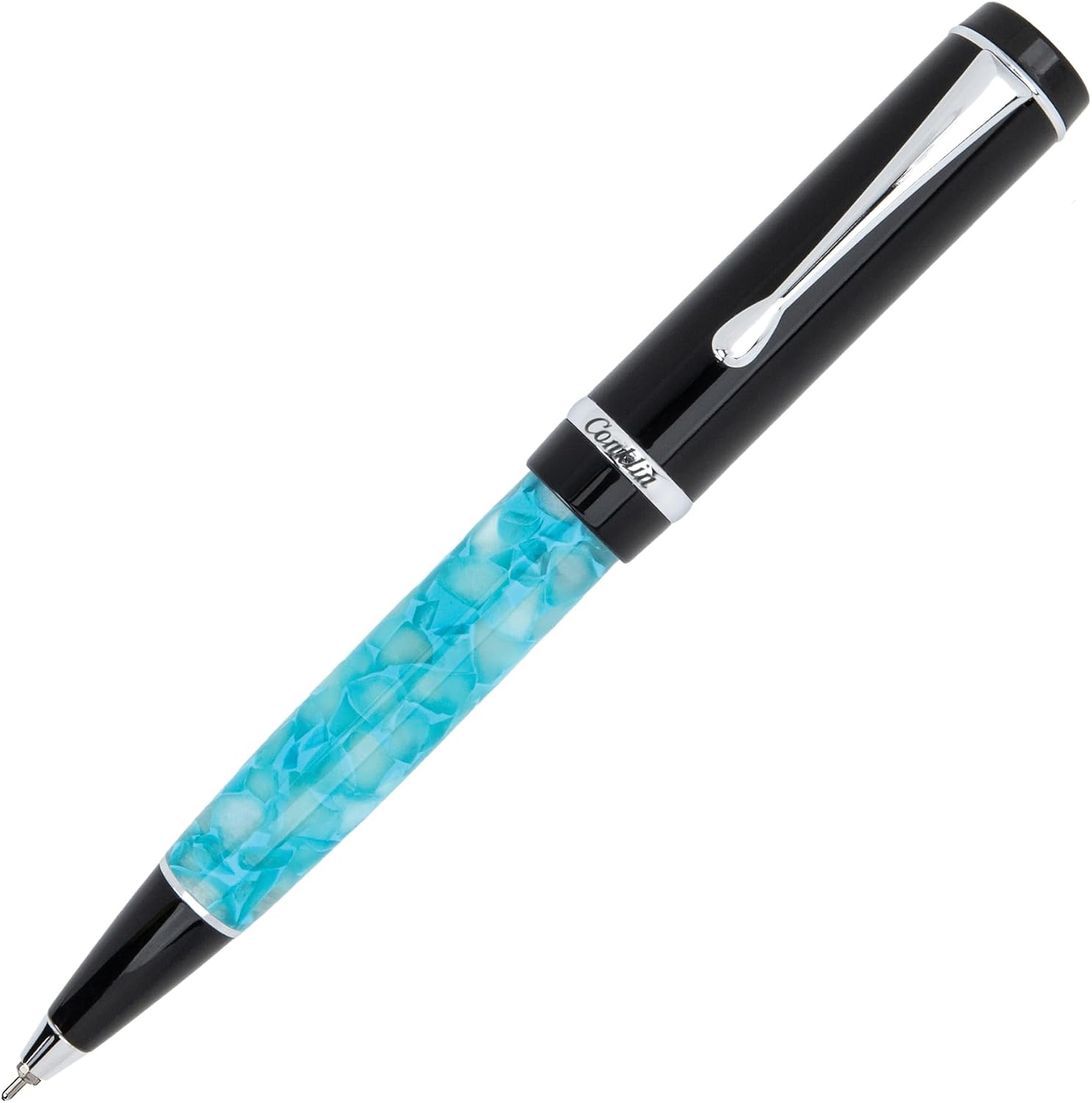 Conklin Duragraph Gel Pen Turquoise Nights | Luxury Gel Pen with Refillable Ink | Smooth Writing, Premium Quality, Elegant Design