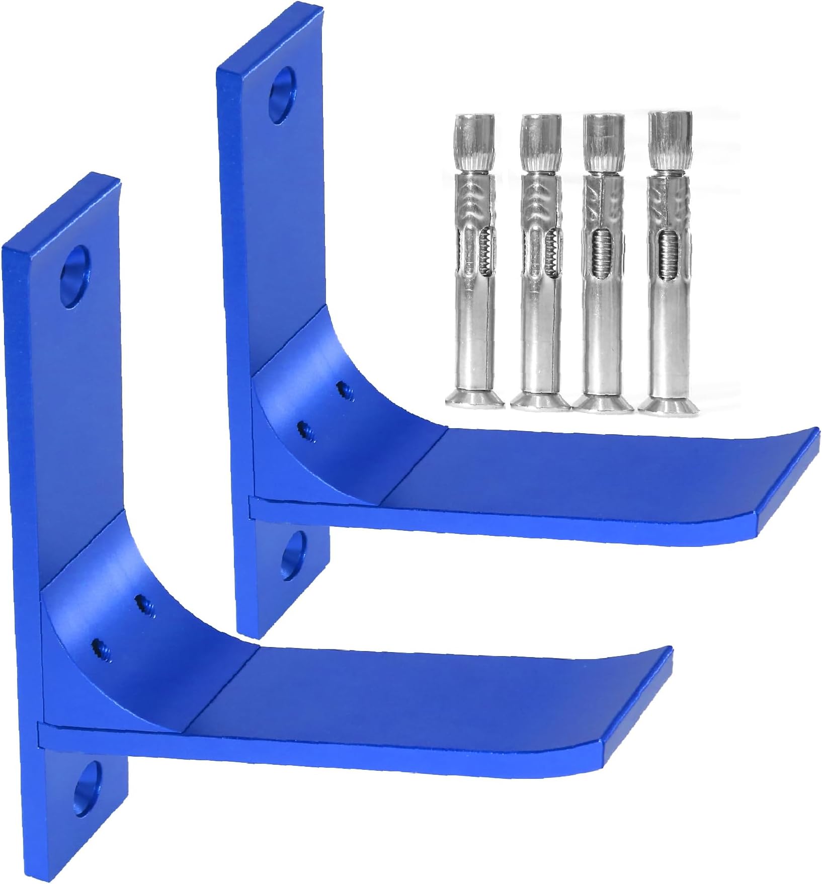 RC Model Car Wall Display Hanger Hanging Rack Wheel Wall Mount for 1/18 1/16 1/10 1/8 1/5 Buggy Off-road RC Climbing Cars, Blue