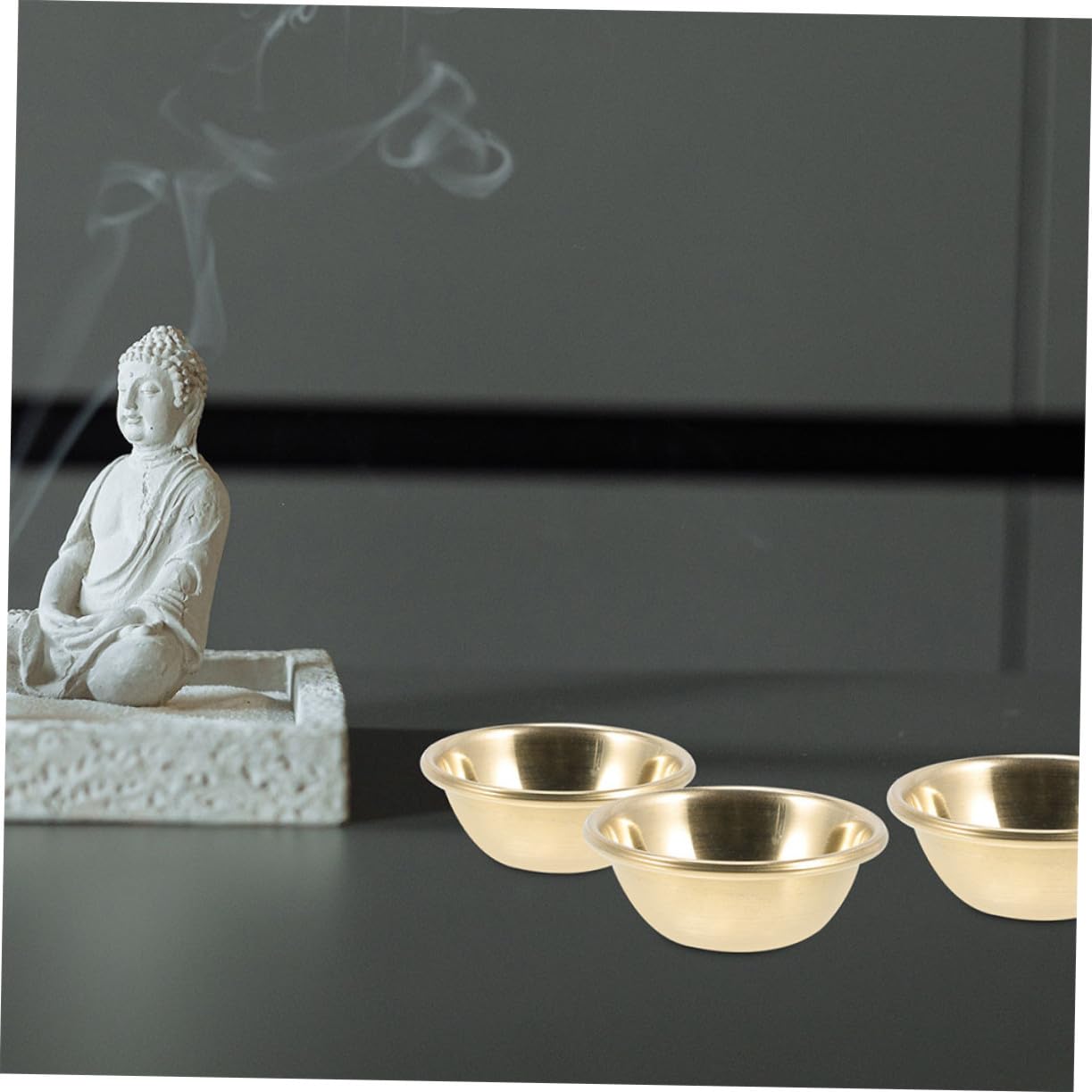 Ipetboom Wasseropferschale aus Messing Buddhistische 7 Stück für Buddha