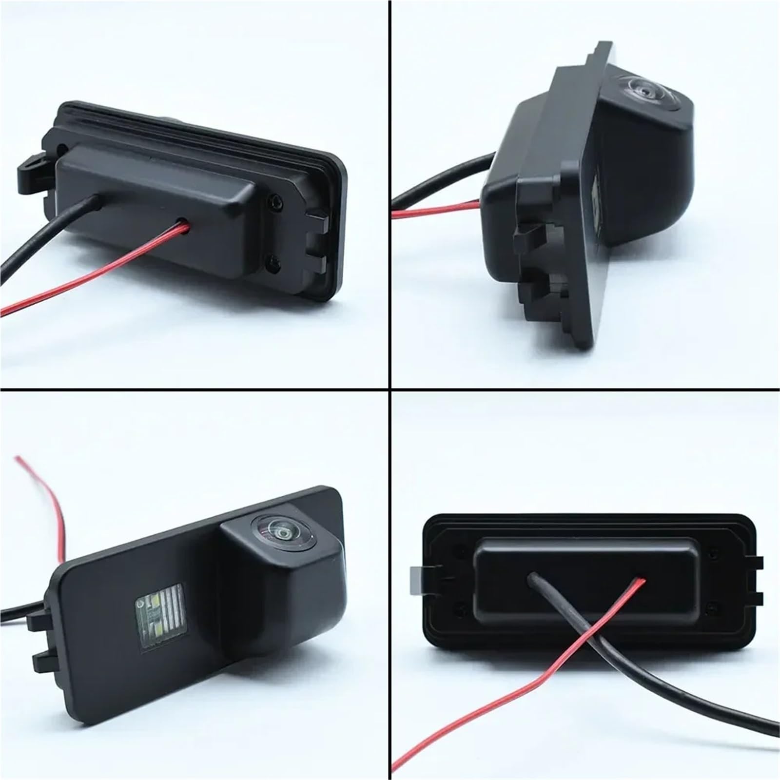 Cámara Visión Trasera para VW para Golf MK6 MK7 para Passat CC 2008~2020 AHD 1920x1080P Vista Trasera De Coche Soporte Cámara Respaldo Luz Matrícula(AI Obstacle Warning)