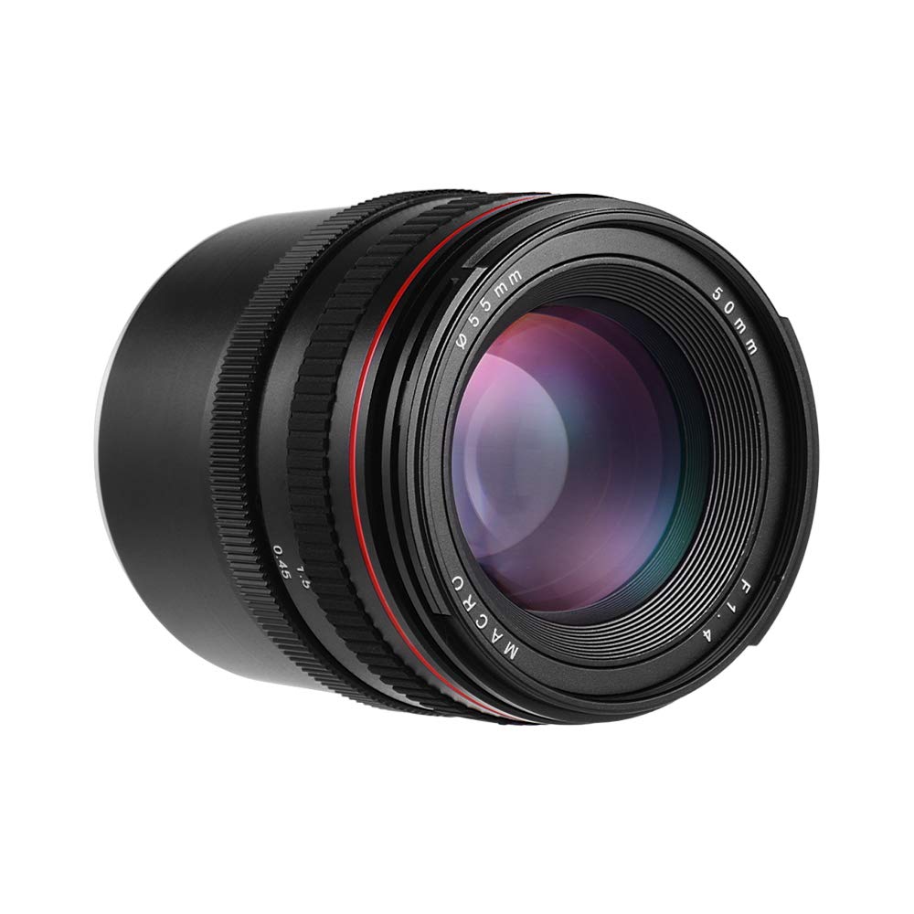 Lente de 50 Mm F/1.4, Lente de Cámara Retrato Enfoque Manual para Cámaras con Montura E con Gran Nitidez y Bokeh, Adecuada para Cámaras A7 A7M2 A7M3 NEX 3 5N 5R A6500