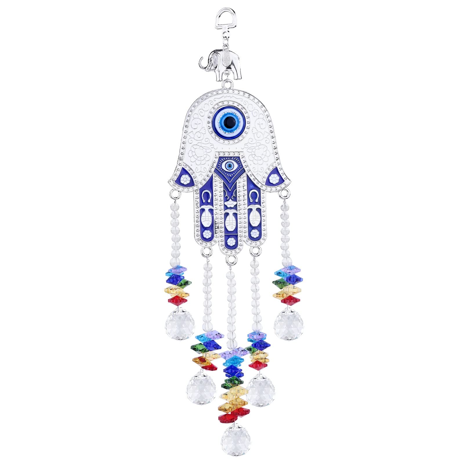 Attrape-soleil main de Fatima en cristal, idée cadeau maison