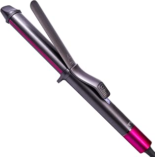 1.25 Curling Iron, 60s Heat up, 6 Temperature Settings, Pink