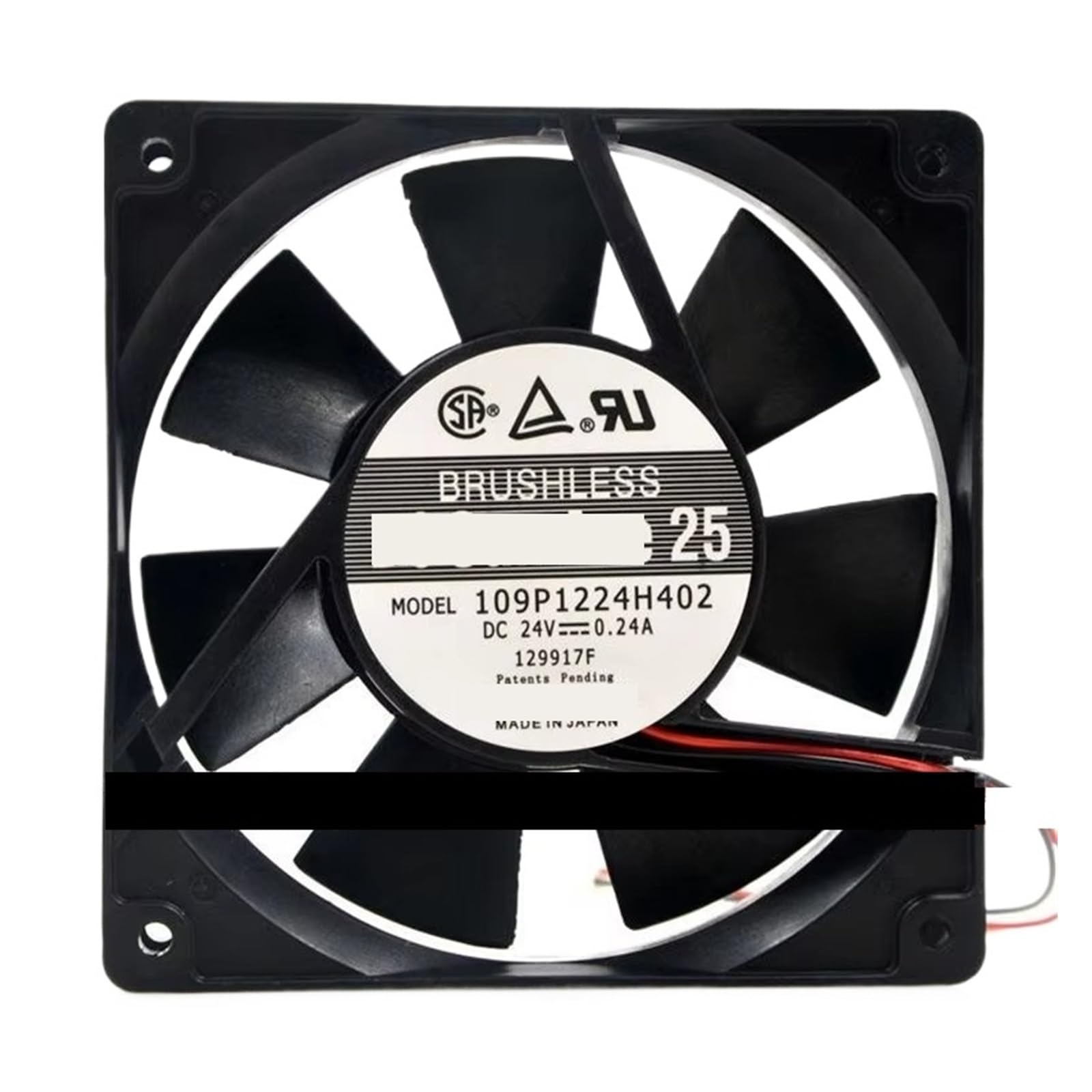 Fcarumiqp One Color 109P1224h402 120 * 25Mm 24V 0.24A 12Cm Cooling Fan(2-Wire G1)