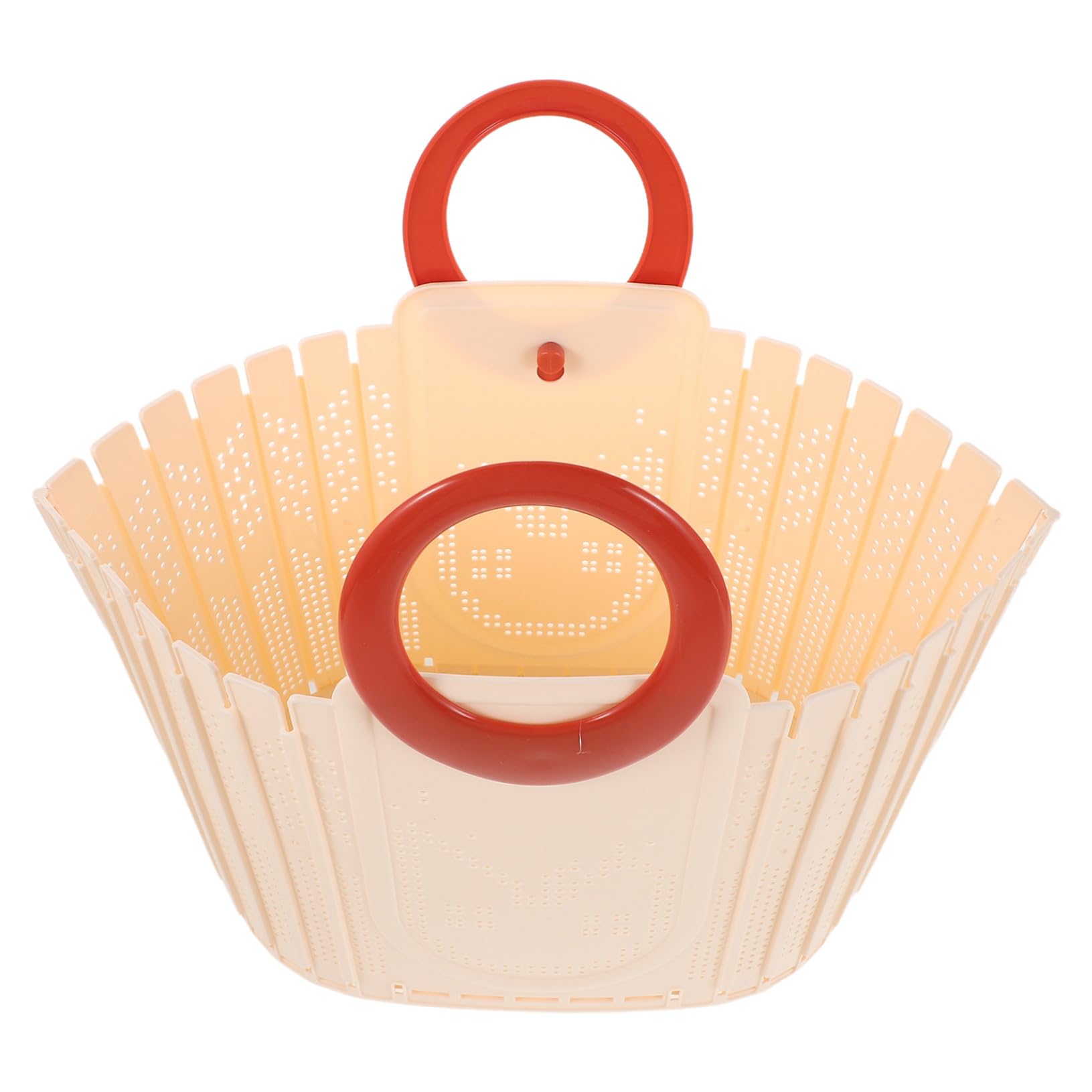 Cesta Plegable de Plástico con Asa para Ducha y Lavandería Organizador Portátil Colgante para Baño Ahorro de Espacio Dormitorios Gimnasios y Camping