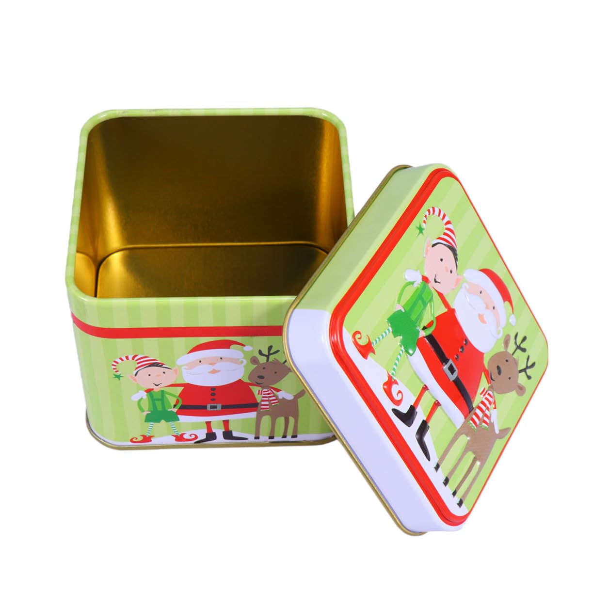 Amosfun Scatoline Di 20 Pz Barattolo Di Caramelle Di Natale Regalini Natalizi Per Natale Scatoletta Scatole Dolci Da Dessert Con Finestra Natalizia Di Natale