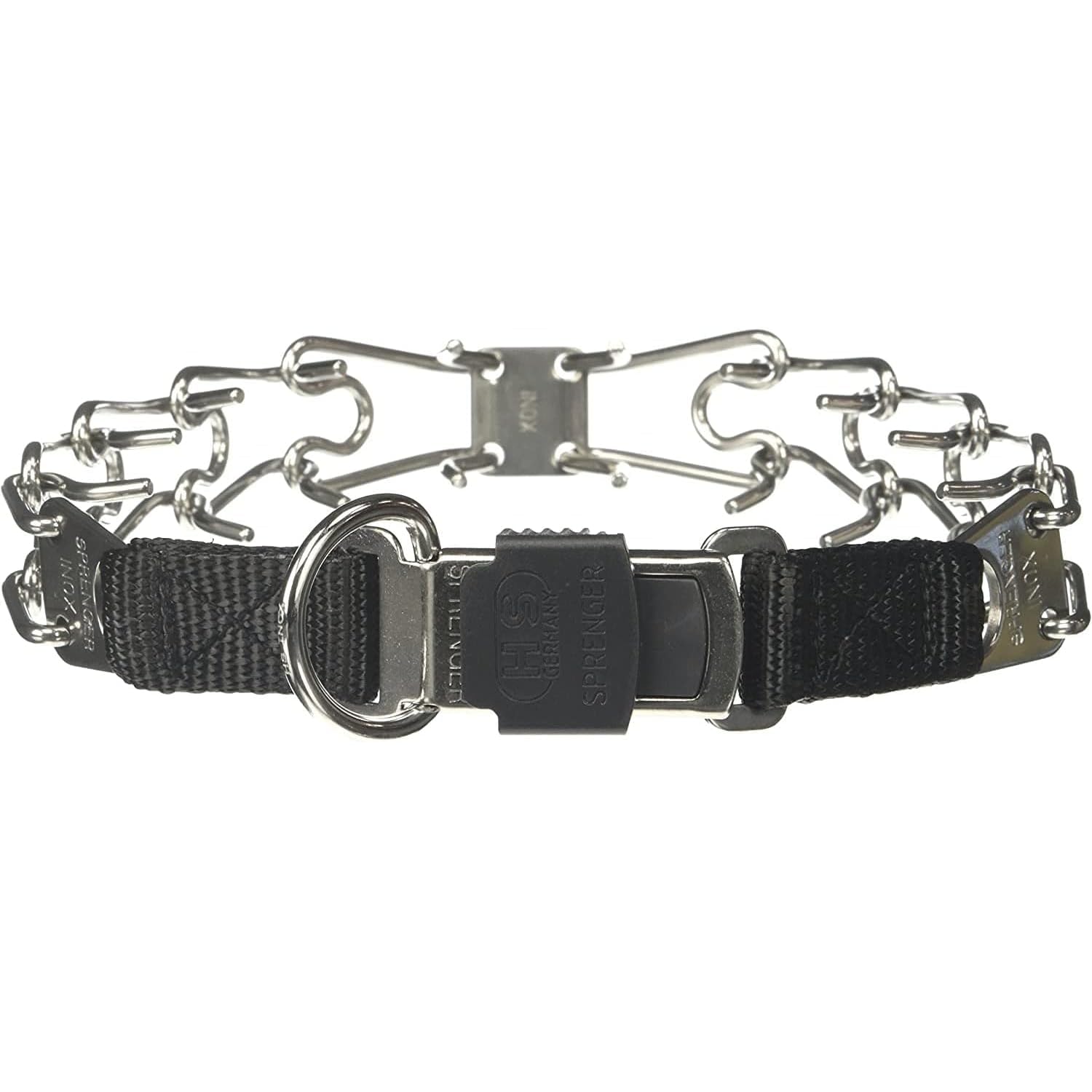 Stachelwürger Halsband 50 cm Edelstahl mit Clickverschluss