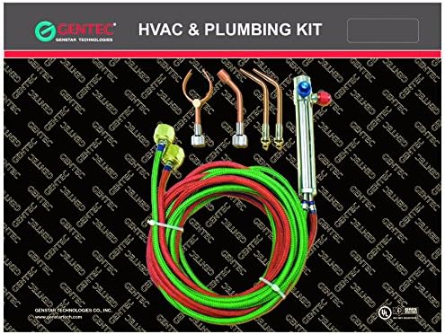 GENTEC KCMA26SP Compact Torch Oxy-Acetylene Kit for Soldering/Brazing