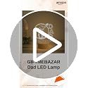 Image of Gift Me Bazar to My Dad Acrylic Led Night Lamp with Warm White Light & On /Off Touch Button | USB Powered | Birthday Gift for Dad | Fathers Day Gift | Express Your Love for Dad