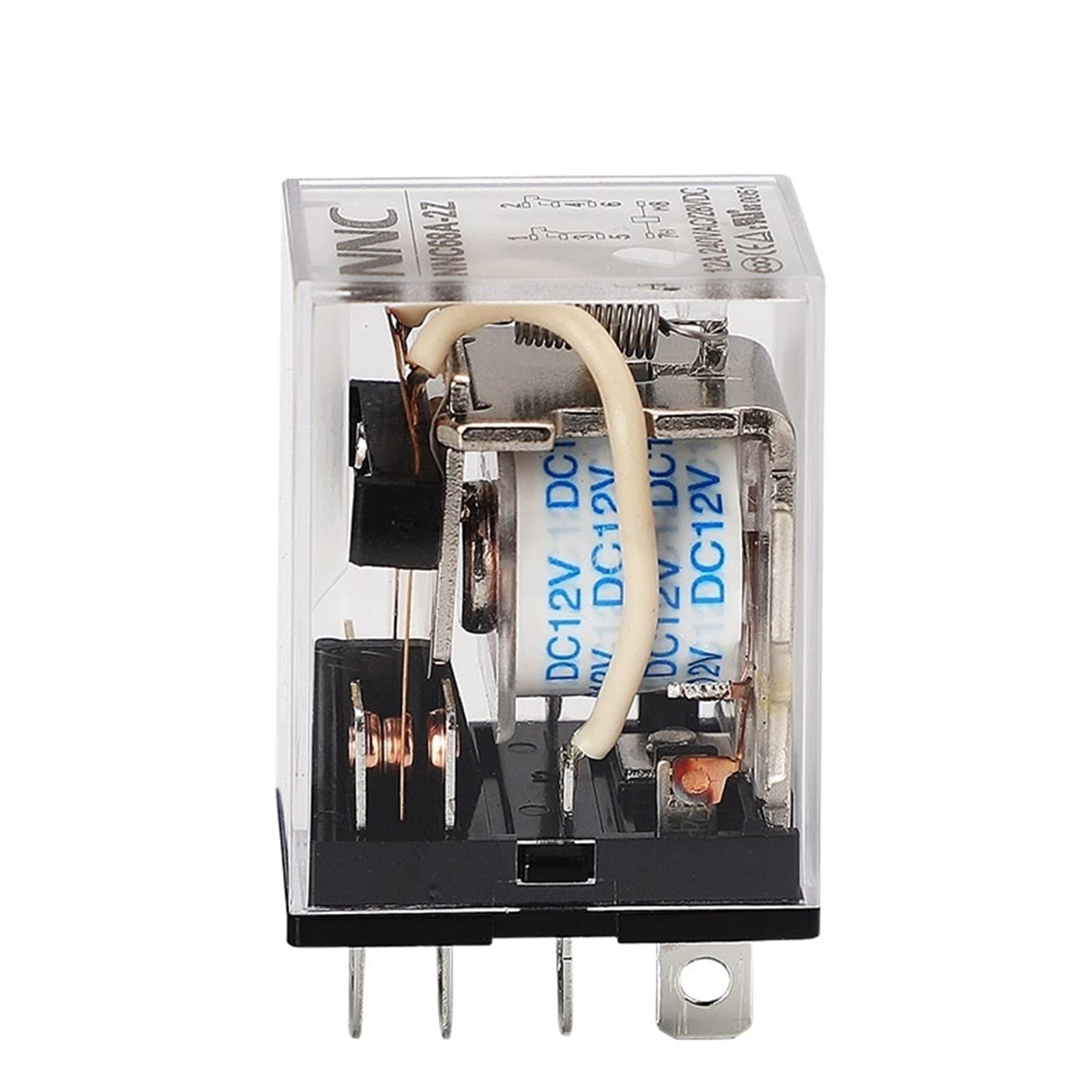 VDOQTLJT 10pcs 68A-2Z electromagnetic Relay JQX-13F Two Conversion LY2 Intermediate DC12V DC24V AC110V AC220V DC48V