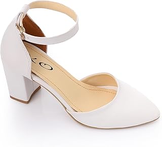 اكس او ستايل صندل بكعب 6 سم للنساء