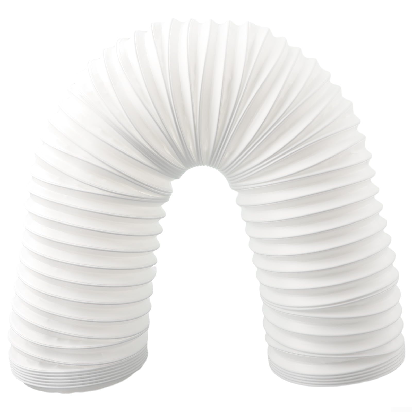 Extra Long Exhaust Pipe Extension Hose for Air Conditioners 130 150mm Diameter Flexible PVC Steel Wire Compatible with Portable AC and Industrial Use (15x100cm)