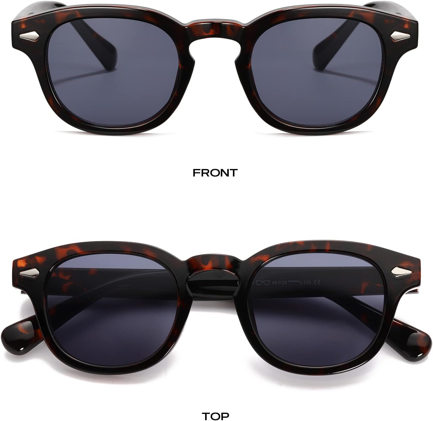 Gtand Unisex Vintage Retro Round Style Tinted Sunglasses For Men Women Fashion Circle Sun Glasses 46mm - Image 3