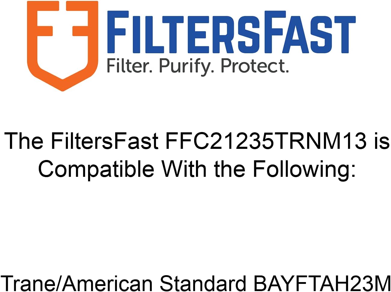 One-Day Sale: Up to 40% Off Filters Fast Compatible Replacement for Trane 21 x 23 x 5 (Actual Size: 20.1 x 23.2 x 5) Filter BAYFTAH23M MERV 13 2-Pack