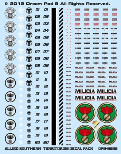 Heavy Gear Blitz: Southern - Decals Pack 2