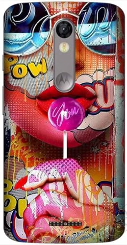 Schutzhülle aus Hartplastik kompatibel mit Motorola Moto X Force, Design You