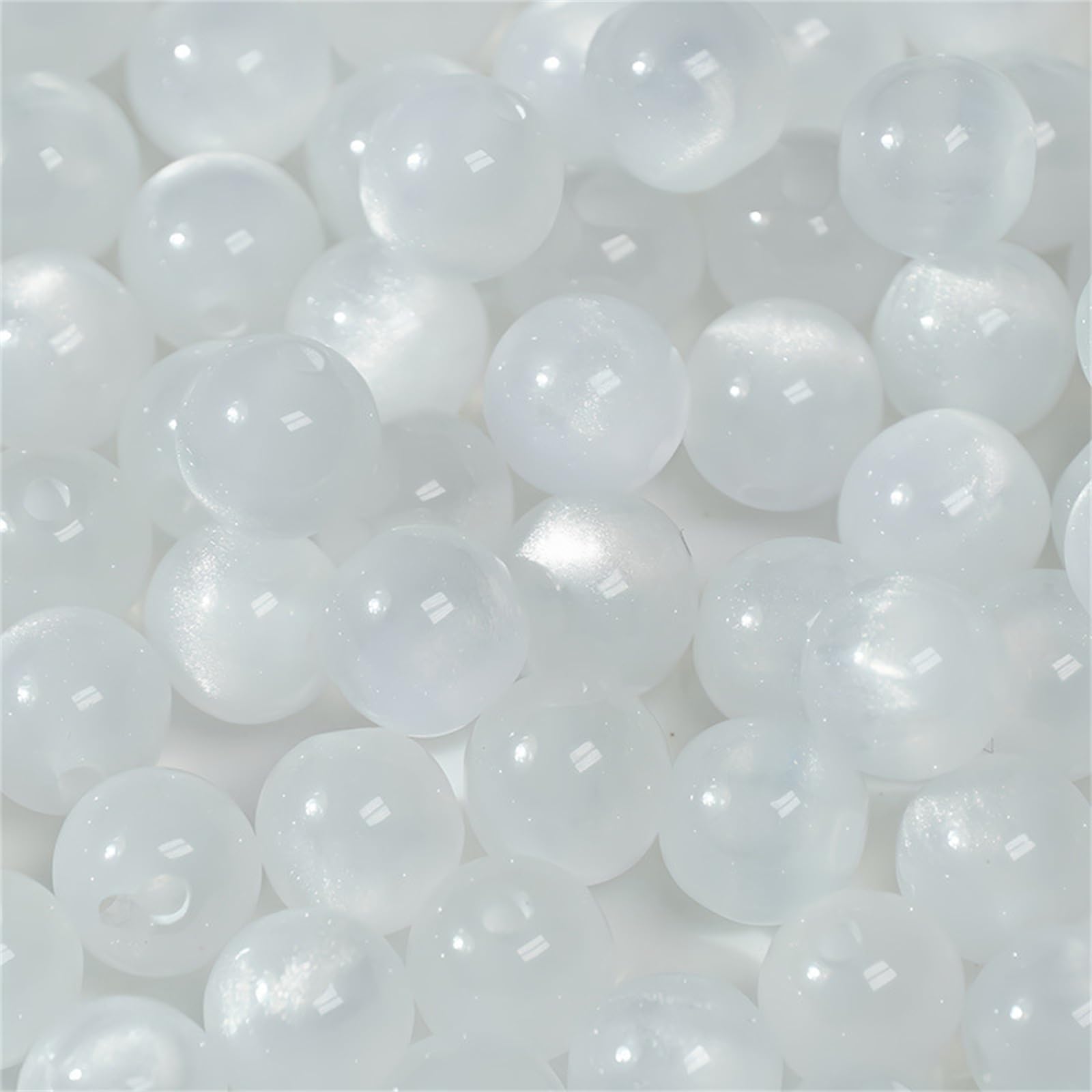 Lerpwige Round Craft Beads Resin For Creative Glass Craft For Jewelry