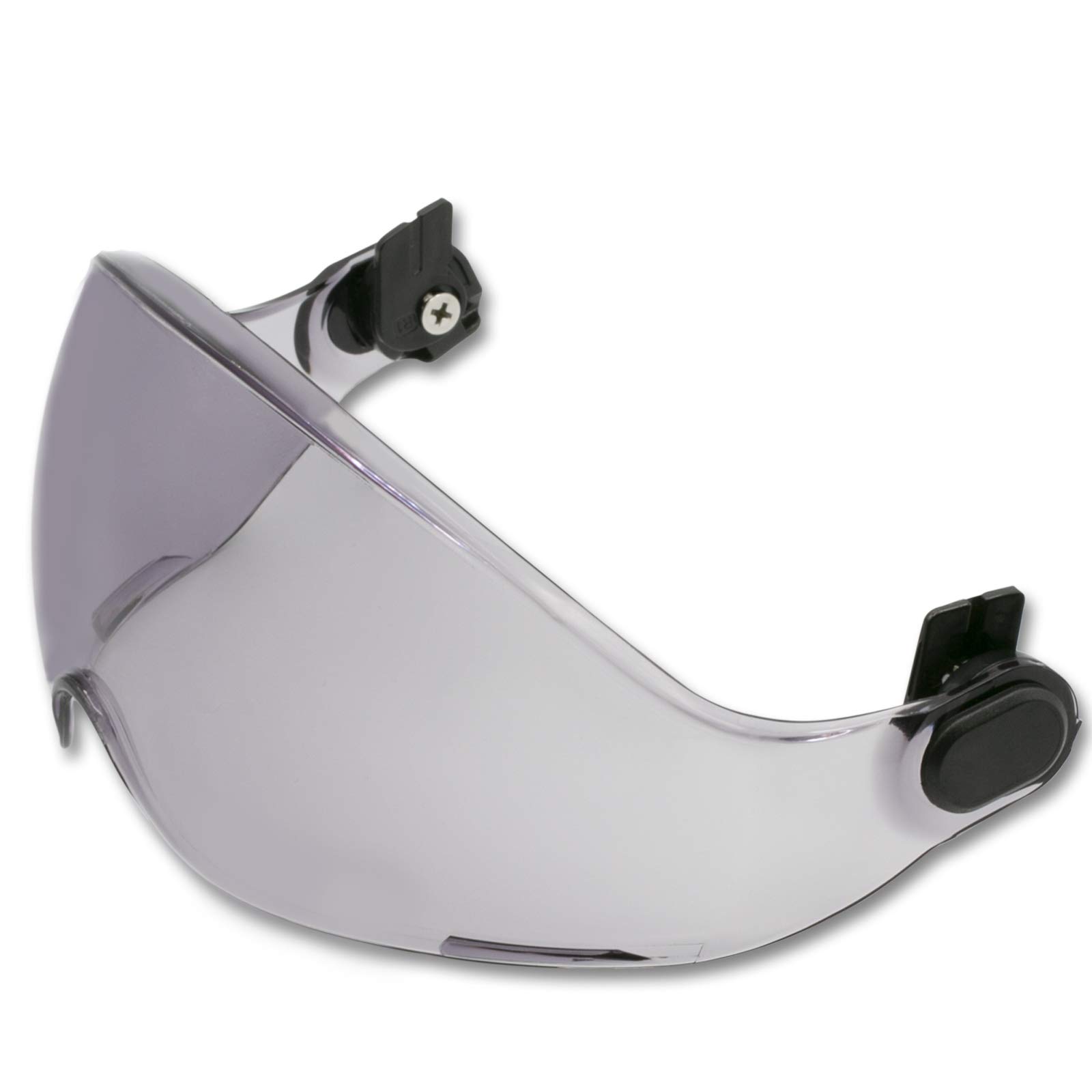 JORESTECH Sliding Retractable Integral Visor Shield for Helmet Mounted Eye Protection PPE (Smoke)
