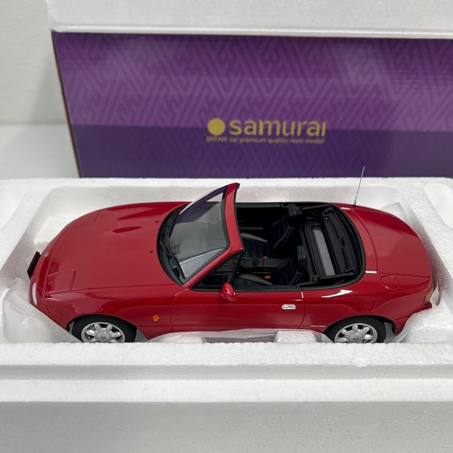 samurai 1/18 ユーノス ロードスター レッド 完成品
