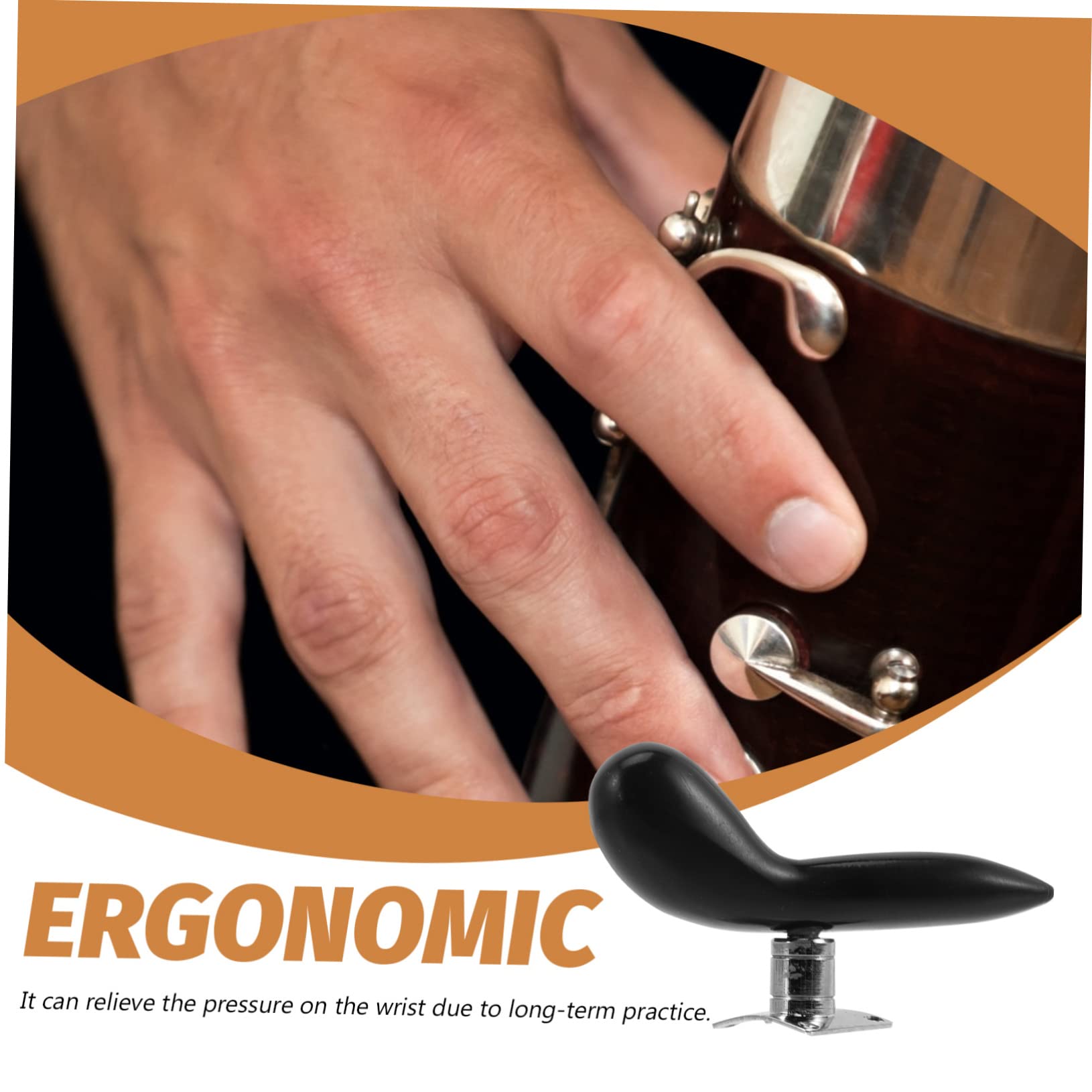 TOYANDONA 3pezzi Supporto Per Fagotto Con Base Stabile e Manico Rimovibile Accessorio Per Strumenti Musicali Design Ergonomico Per La Pressione Sul Polso Durante La Pratica