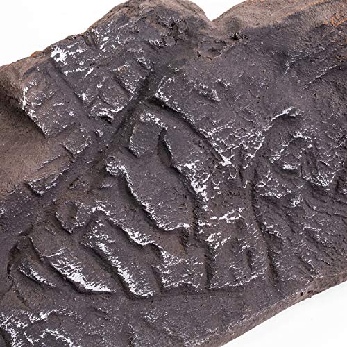 Barton 9Pc Ceramic Log Set Pine Wood Style W/Stackable Gas Heat Resistant Outdoor Indoor Fireplace Fire Wood Fake Realistic #TOP4