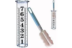 JMBay Upgrade Freeze Proof Replacement Rain Gauge Tube, Anti-Crack Outdoor Plastic Rain...