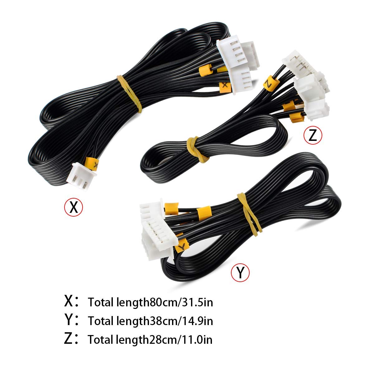 Toaiot 3D Printer Parts X Y Z Axis Stepper Motor Line and Limited Switch Endstop Cable for Ender 3/ Ender 3 Pro/Ender 3X-3Pcs - Image 3