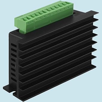 Stepper Motor Driver TB6600 Nema 17/23/34 4A 9-42VDC 32 Segments Motor Improved, with DC Female Wire 5.5×2.1mm, for 42/57/86 Type 2/4 Phase Stepper Motor, for 3D Printer/CNC