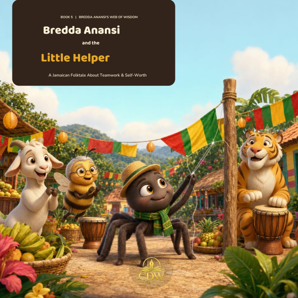 Bredda Anansi and the Little Helper: A Jamaican Folktale About Teamwork & Self-Worth: 5 (Bredda Anansi's Web of Wisdom)