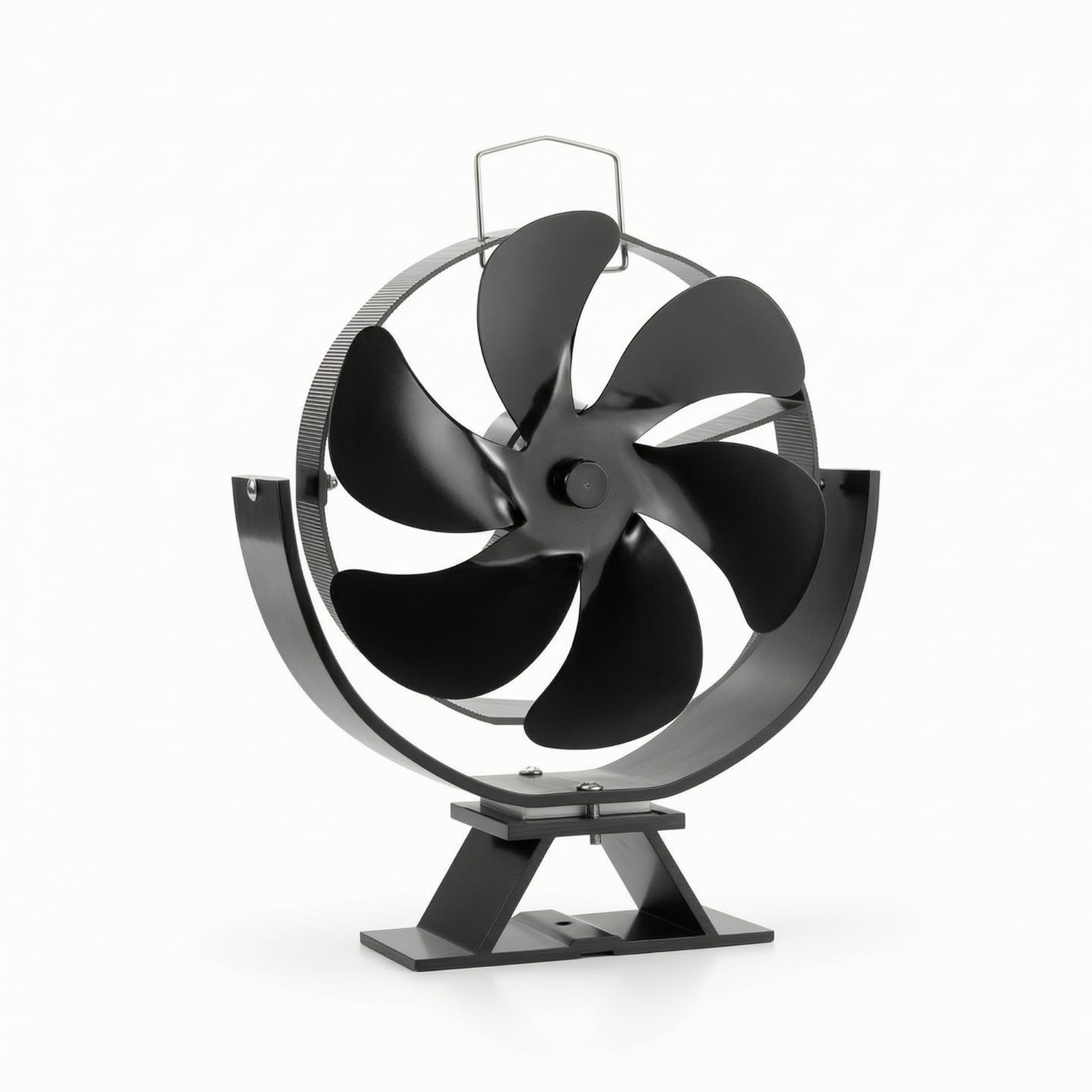 Ventilador con Alimentación Térmica Ajustable Ventilador Autoalimentado bajo Ruido para Chimenea, Xz136 6-Blade