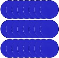 Vista 11 de Poly Spots - Marcadores de puntos planos de 4 o 9 pulgadas para entrenamiento de gimnasio/PE, danza, 12/18/24 piezas de puntos de goma