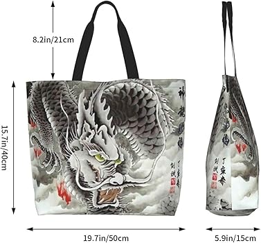 [ドラゴン]ショルダーバッグ Amazon | [ZXHNB] ショルダーバッグ 龍 竜 ドラゴン レディース トート