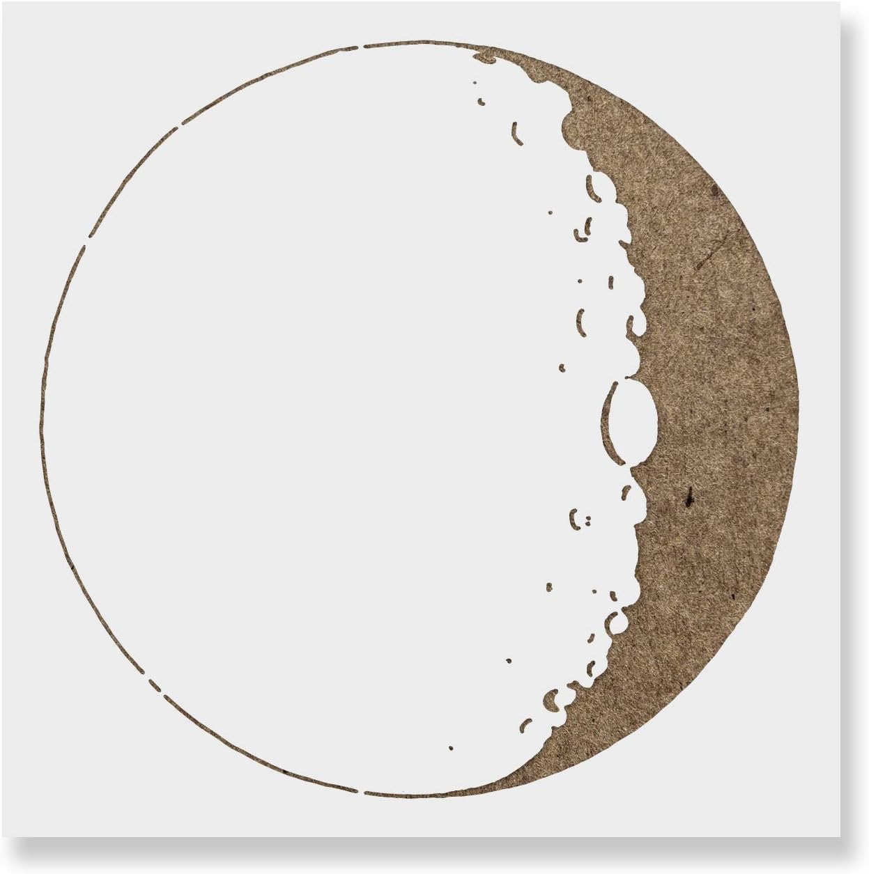 Moon Stencil - Versatile Stencils for Educational, Artistic, and Home Use, Moon Drawing Stencil
