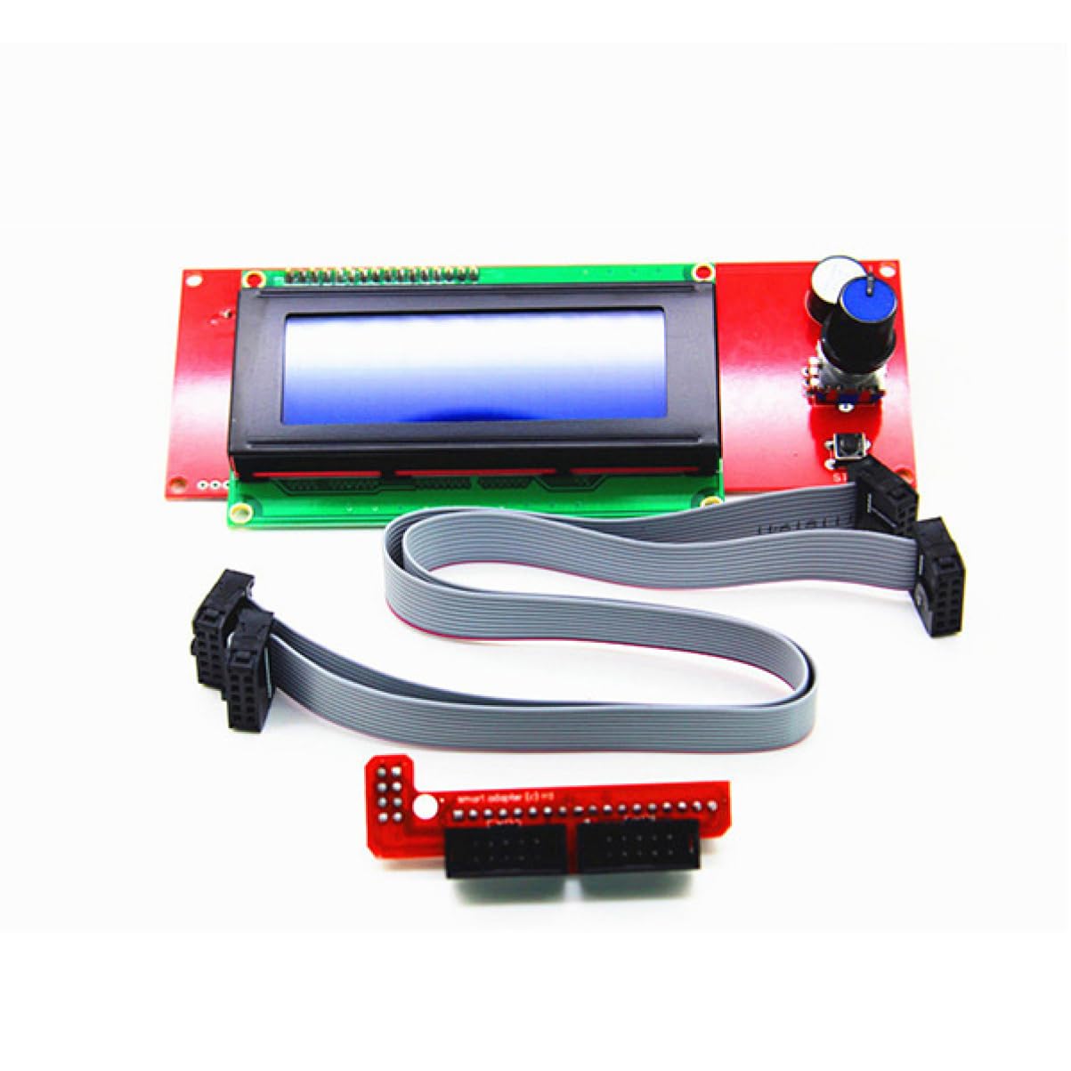 Contrôleur Intelligent à Écran Lcd Alimentation Électrique en Plastique Solide 2004 Ramps 1.4 Contrôle du Mouvement pour Imprimante 3d Reprap