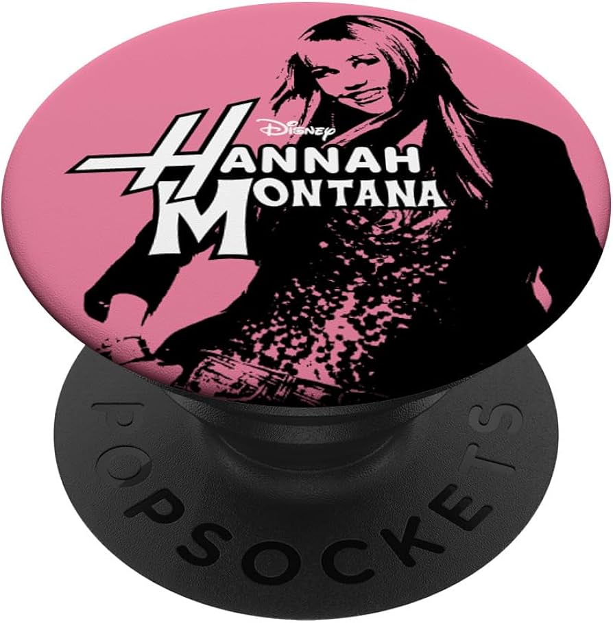 Amazon.com: Disney Channel Hannah Montana Pink PopSockets Adhesive