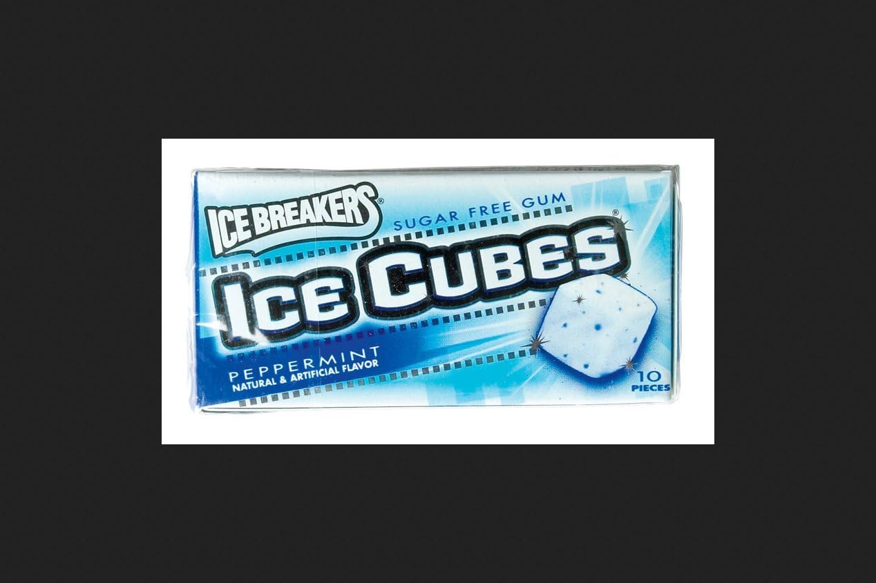 ICE CUBES PEPPERMINT GUM by ICE BREAKERS MfrPartNo 34000 70002
