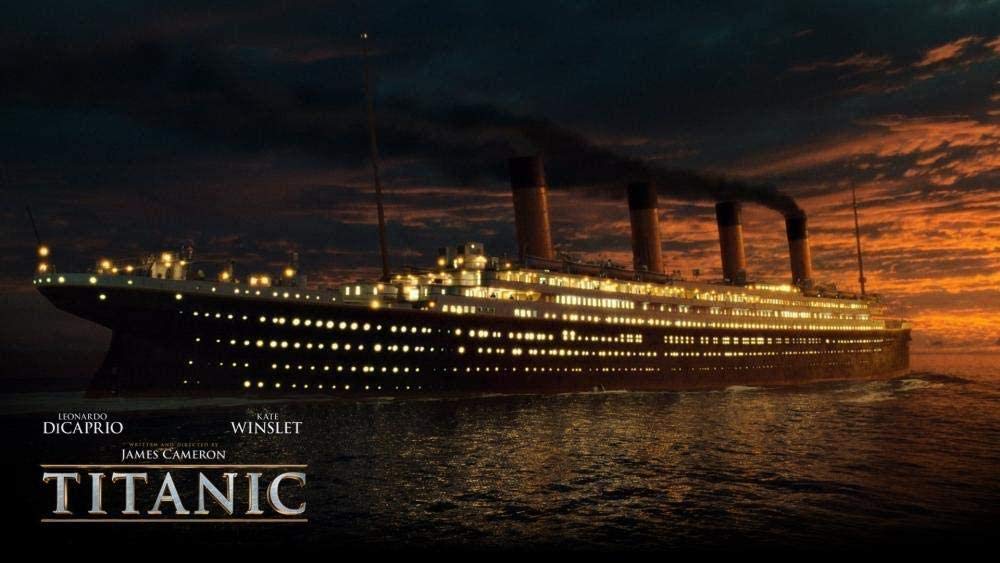 ERUZO 5D DIY Diamond Painting Set Movie Titanic Suitable for Home Wall Decoration 50x60cm